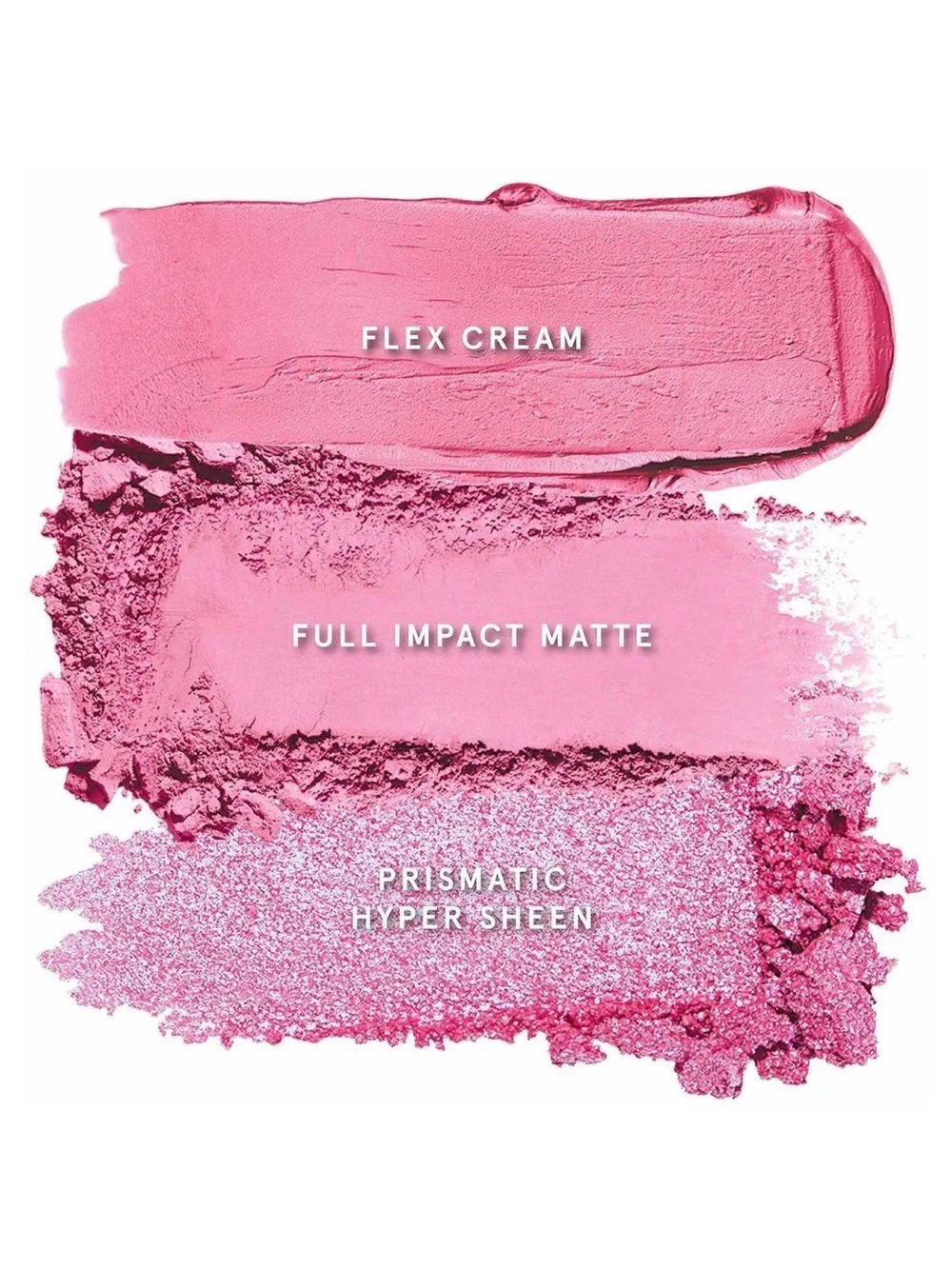 ONE/SIZE by Patrick Starrr Cheek Clapper 3D Blush Trio_True Bubble Gum Pink. New
